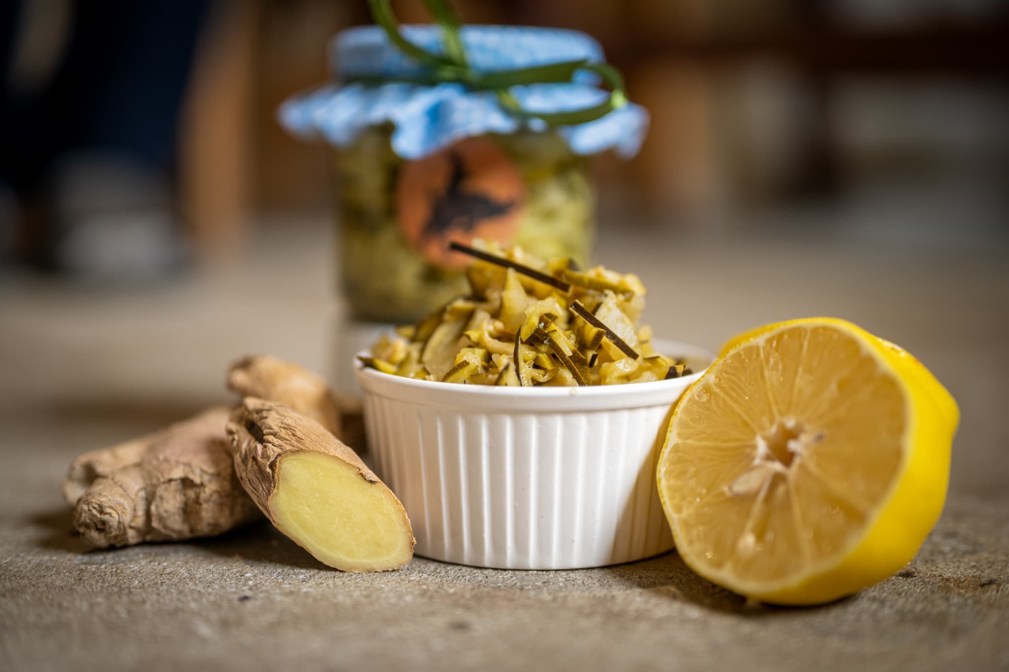 Citrusos - Gyömbéres Fermentált Cukkini - 405ml 