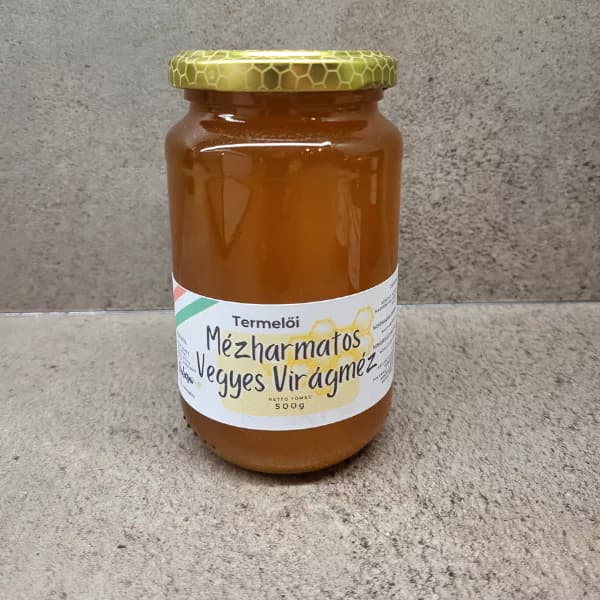 Termelői mézharmatos vegyes virágméz - 500g 