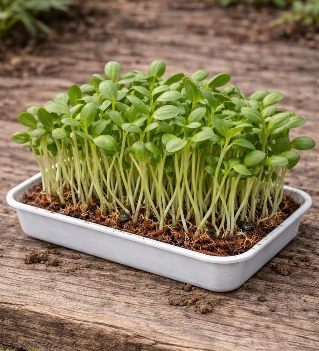 Napraforgó mikrozöld