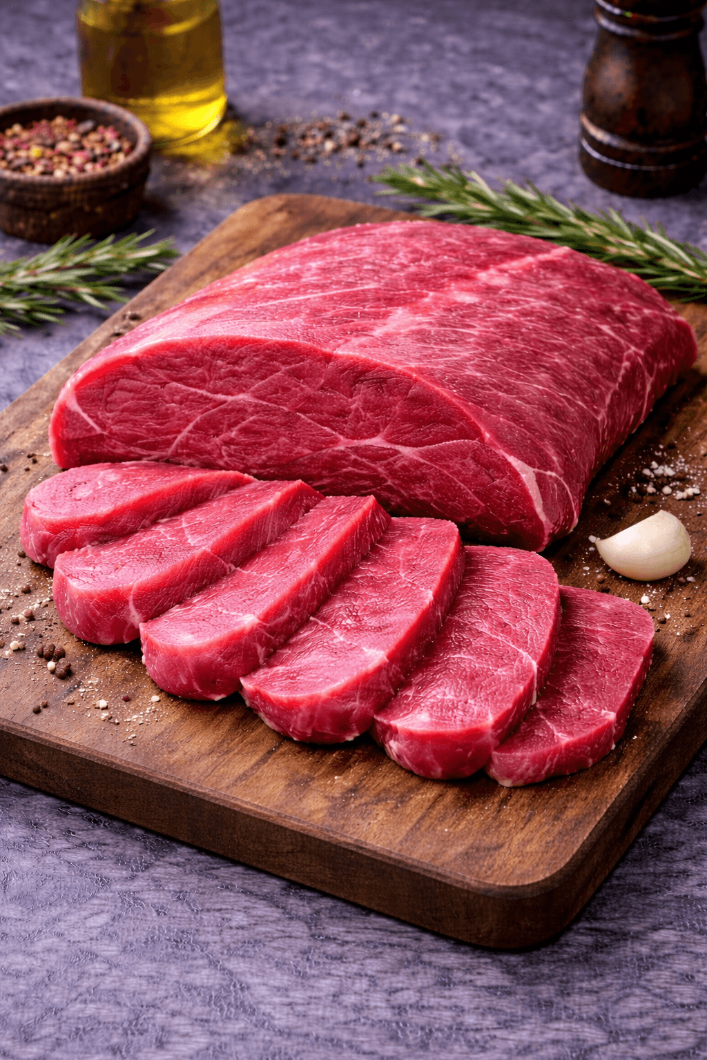 Marha stefánia (flat iron steak)