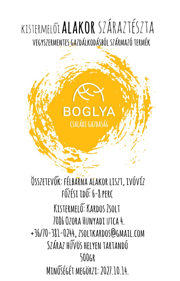 Kockaeper alakor tészta 500g - 2